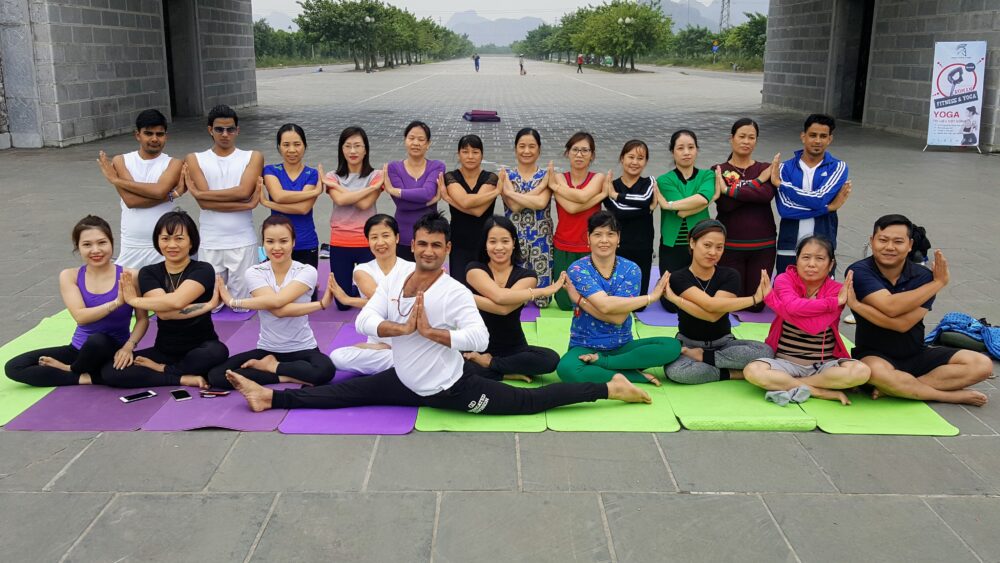 Overwinteren in Vietnam buiten yoga