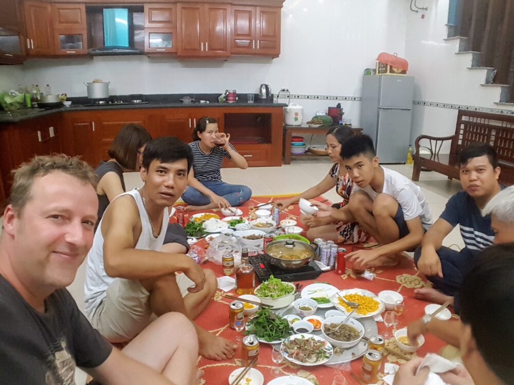 Overwinteren in Vietnam dinner 2