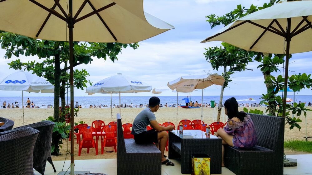 Overwinteren in Vietnam strand terras