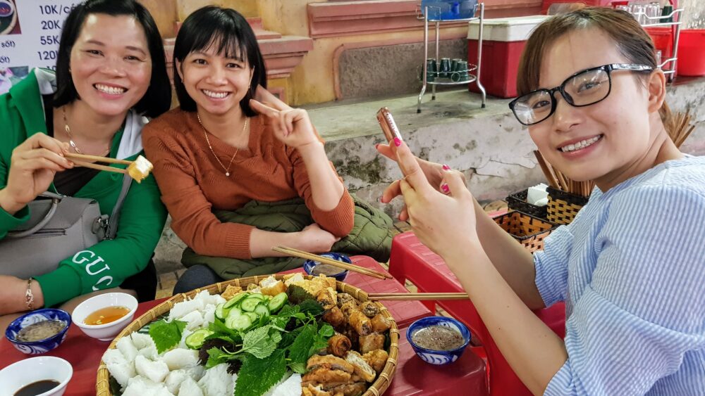 Overwinteren in Vietnam streetfood