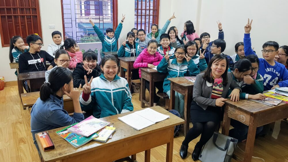 Overwinteren in Vietnam vietnamese school